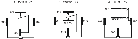 Standard  SPDT 5 Pin Changeover Relay 12V DC With Copper Wire 1H0-959-142 330-959-142 5
