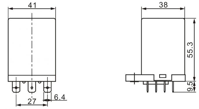 JQX-38F 3PTD Automotive Power Relay 220VAC Voltage 0