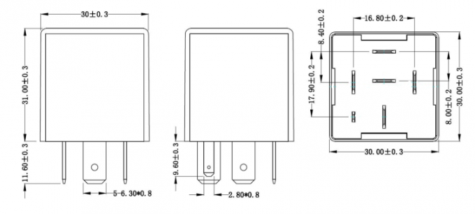 12V 6 Pin Wiper Intermittent Relay For Volkswagen 2