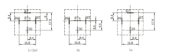 Optronics 12 Volt 40 Amp Relay 5 Pin , Single Contact Mini Relay 060007822 12