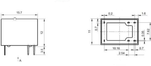 Yellow Cover 6 Prolong Automotive 24v Relay 15 Amp SPDT Type 15x12x10mm 0